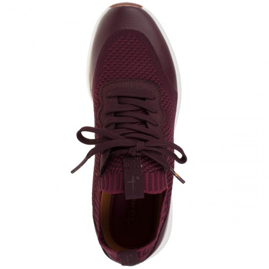 2000068302 Γυναικείο αθλητικό sneakers φιλτιρέ μπορντώ