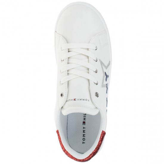 2000068901 Unisex αθλητικό sneaker δερματίνη λευκό/κόκκινο