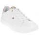 2000071701 Unisex αθλητικό δετό sneaker δερματίνη λευκό πλατίνα