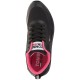 2000083301 Γυναικείο sneaker αθλητικό δετό ύφασμα μαύρο