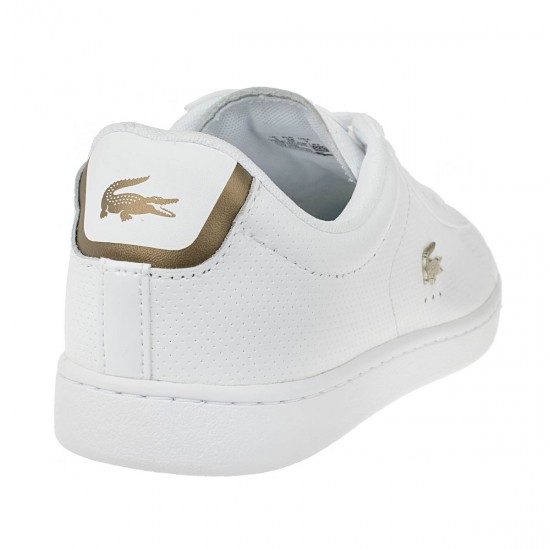 2000089301 Γυναικείο αθλητικό sneaker δετό δερμάτινο λευκό