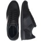 2000093201 Ανδρικό αθλητικό sneakers δετό δερμάτινο μαύρο