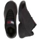2000098201 Γυναικείο sneaker αθλητικό δετό δέρμα μαύρο