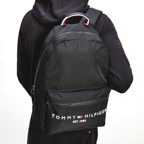 2000110802 Ανδρική τσάντα πλάτης backpack μαύρη