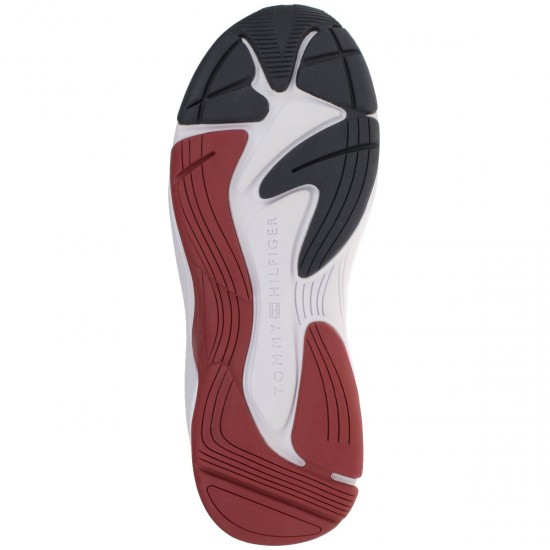 2000112402 Γυναικείο sneakers αθλητικό δετό χοντρόσολο οικολογικό δέρμα λευκό