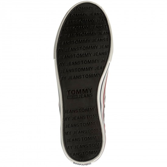 2000115701 Ανδρικό πάνινο παντοφλέ slip-on μπλε