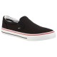2000115702 Ανδρικό πάνινο παντοφλέ slip-on μαύρο