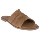 2000116701 Γυναικείο τσόκαρο φλατ με φάσα δερμάτινο ταμπά