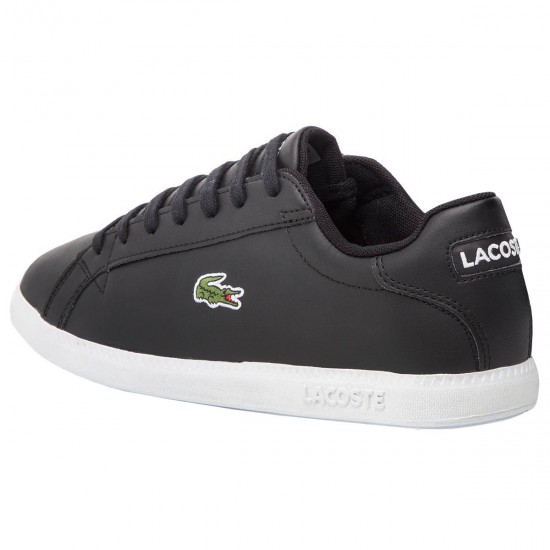 2000118901 Ανδρικό αθλητικό δετό sneaker οικολογικό δέρμα μαύρο/λευκό