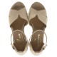 2000131502 Γυναικεία πλατφόρμα εσπαντρίγια ψηλή δέρμα μπέζ