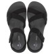 2000140401 Γυναικείο πέδιλο spor comfort χαμηλό υφασμα μαύρο
