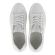 2000148701 Γυναικείο sneakers αθλητικό δετό δέρμα λευκό