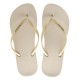 2000151202 Γυναικείο σαγιονάρα δίχαλο φλατ λάστιχο μπεζ/χρυσό
