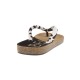 2000165801 Γυναικεία σαγιονάρα δίχαλο λάστιχο animal print