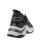 2000175601 Γυναικείο αθλητικό Sneaker δετό μαύρο