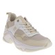 2000175602 Γυναικείο αθλητικό Sneaker δετό μπέζ/λευκό