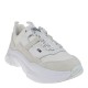 2000175801 Γυναικείο αθλητικό sneakers δετό λευκό/μπέζ