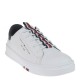 2000177902 Αθλητικό sneakers δετό λευκό/μπλέ