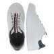 2000177902 Αθλητικό sneakers δετό λευκό/μπλέ