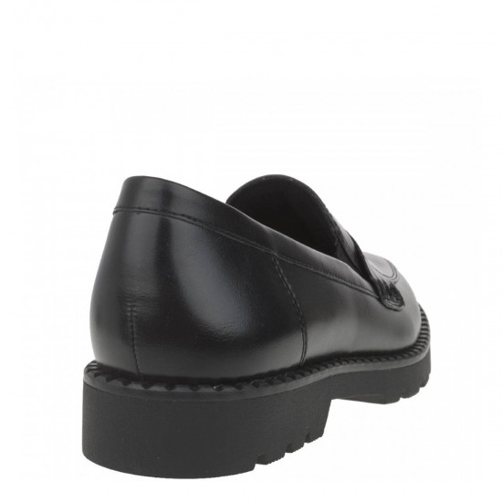 2000178101 Γυναικείο loafers μοκασίνι μαύρο