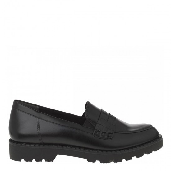 2000178101 Γυναικείο loafers μοκασίνι μαύρο