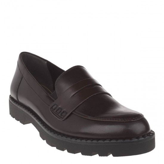 2000178101 Γυναικείο loafers μοκασίνι καφέ