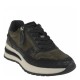 2000180201 Γυναικείο αθλητικό sneakers δετό λαδί/μαύρο