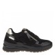 2000180202 Γυναικείο αθλητικό sneakers δετό μαύρο/χρυσό