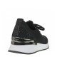 2000180401 Γυναικείο αθλητικό sneakers δετό  μαύρο