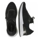 2000180401 Γυναικείο αθλητικό sneakers δετό  μαύρο