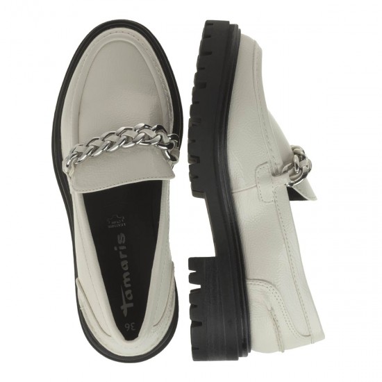 2000183002 Γυναικείο loafers mocassins δίπατο πάγος