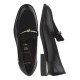 2000184701 Γυναικείο Loafers/Mocassins δέρμα μαύρο