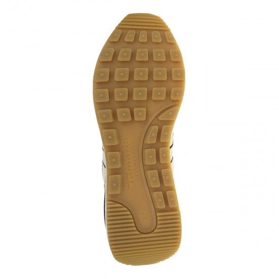 2000185801 Γυναικείο αθλητικό sneakers δέρμα μπέζ(tan)