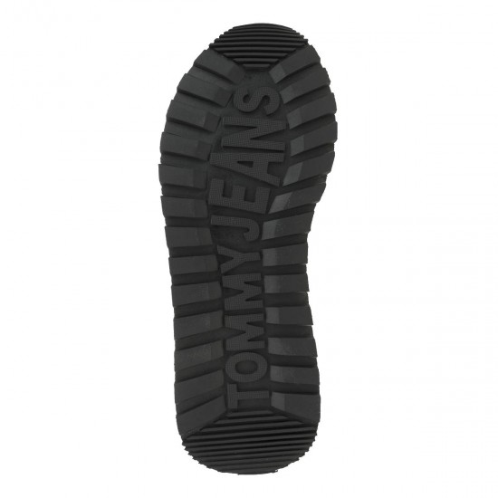 2000189402 Ανδρικό αθλητικό sneakers δετό μαύρο