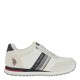 2000189601 Ανδρικό αθλητικό sneakers δετό λευκό/μπλέ