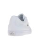2000192101 Γυναικείο αθλητικό sneakers δέρμα λευκό