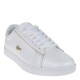 2000192501 Γυναικείο αθλητικό sneakers δέρμα λευκό/χρυσό
