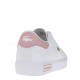2000192601 Γυναικείο αθλητικό sneakers δετό λευκό/ρόζ