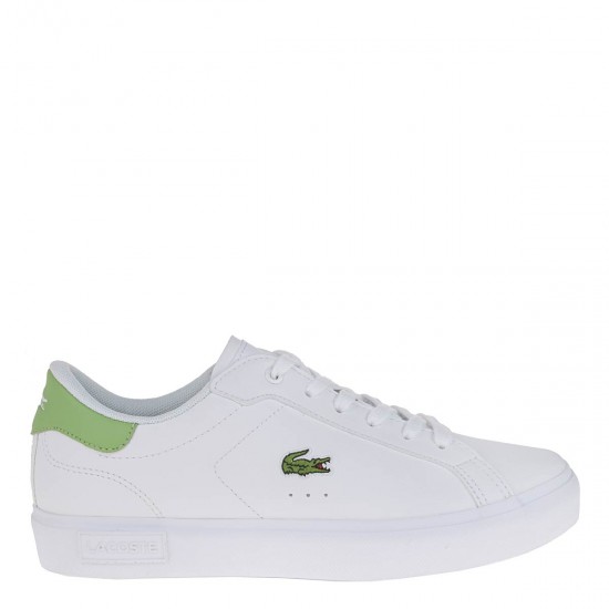 2000192901 Aθλητικό sneakers  δετό λευκό/λαχανί