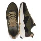 2000195801 Ανδρικό αθλητικό sneakers δετό λαδί/μαύρο