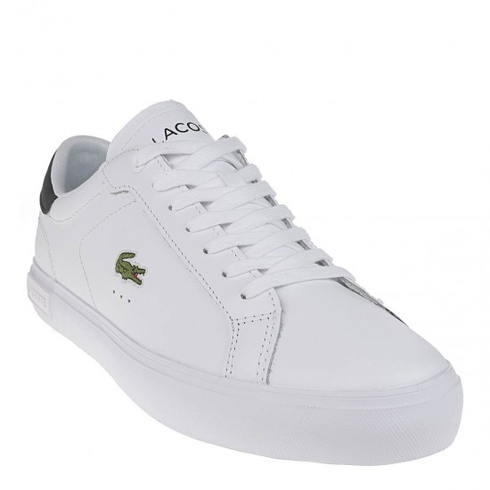 2000195901 Ανδρικό αθλητικό sneakers δετό λευκό/μαύρο