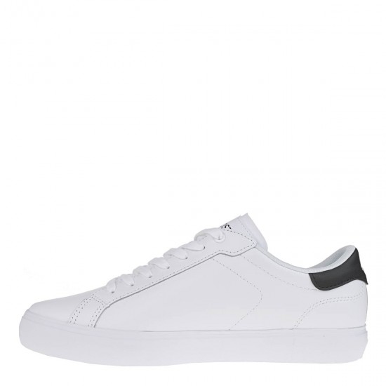 2000195901 Ανδρικό αθλητικό sneakers δετό λευκό/μαύρο