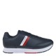 2000198101 Ανδρικό αθλητικό sneakers δετό μπλέ