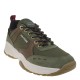 2000198202 Ανδρικό αθλητικό sneakers δετό λαδί/καφέ