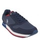 2000198401 Ανδρικό αθλητικό sneakers δετό μπλέ