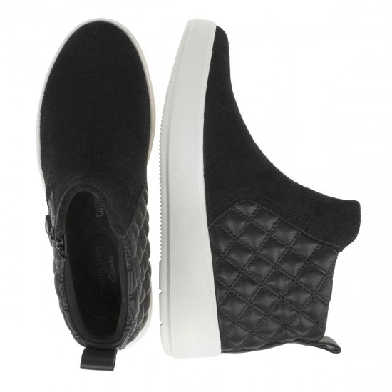 2000200201 Γυναικείο ημίμποτο sneakers μαύρο