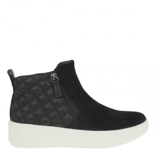2000200201 Γυναικείο ημίμποτο sneakers μαύρο