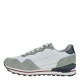 2000204101 Ανδρικό αθλητικό sneakers δετό λευκό/μπλέ