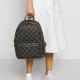 2000211001 Γυναικεία τσάντα πλάτης backpack μαύρο/ταμπά
