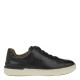 2000213001 Ανδρικό αθλητικό sneakers δετό δέρμα μαύρο